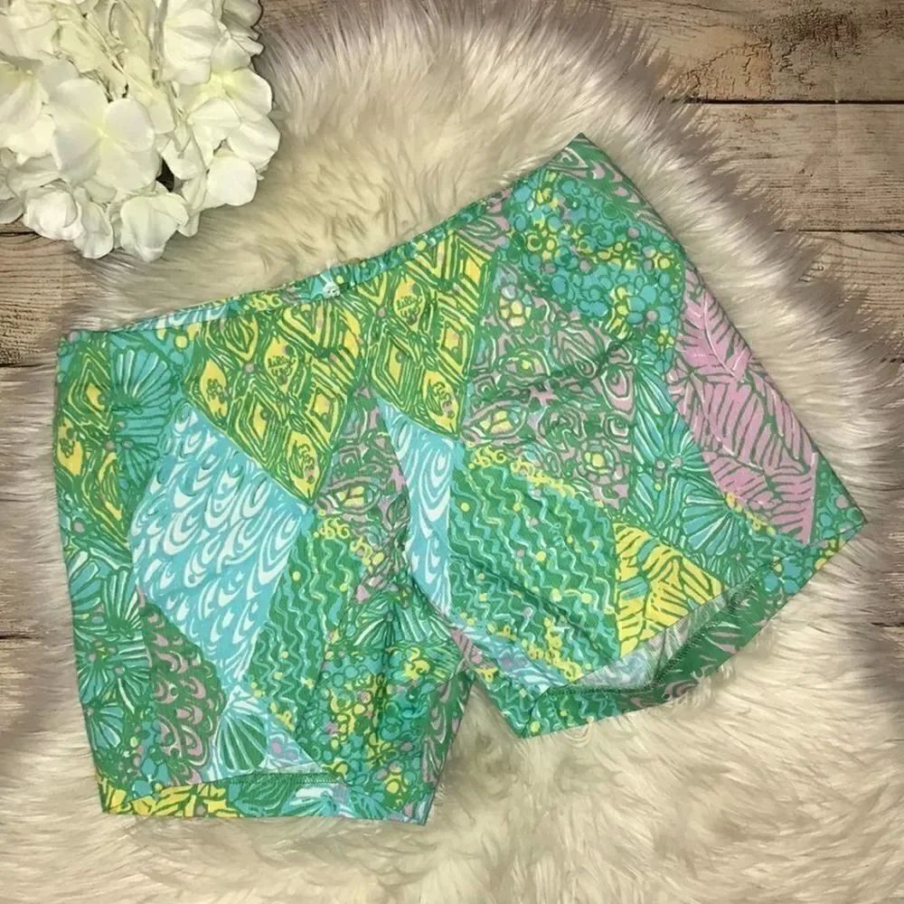 Lilly Pulitzer 5 Inch Deenie Short Vintage Dobby